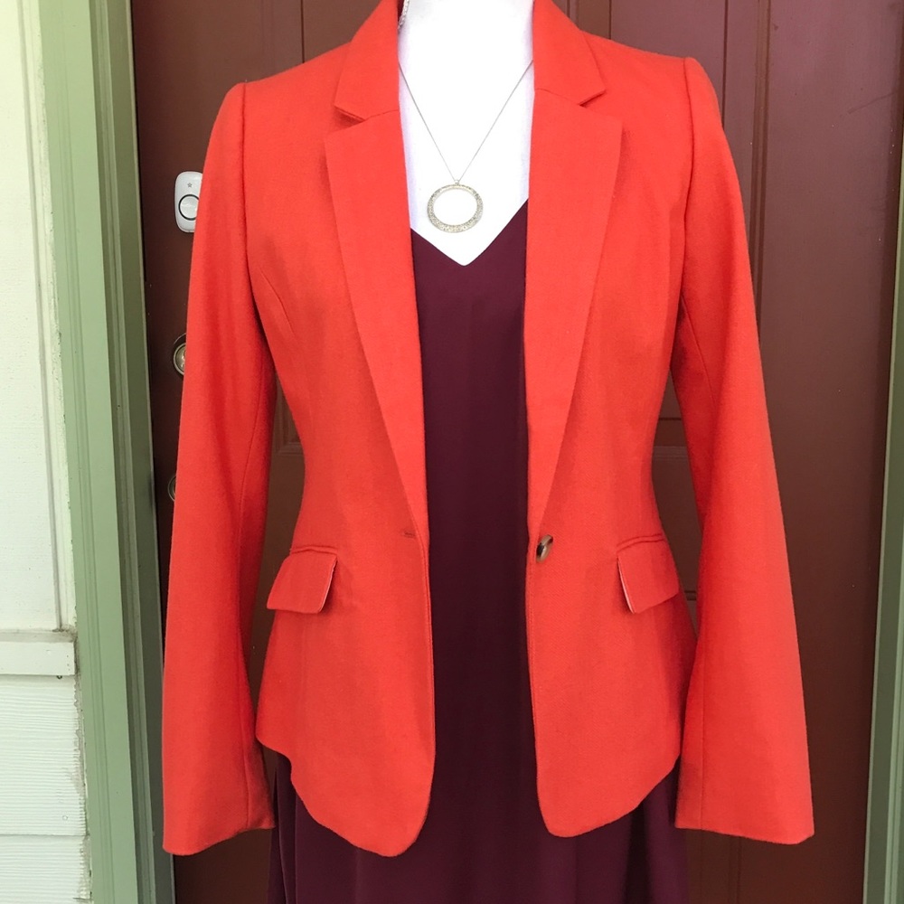 Pim+Larkin orange blazer.  S